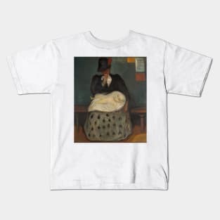 Inheritance by Edvard Munch Kids T-Shirt